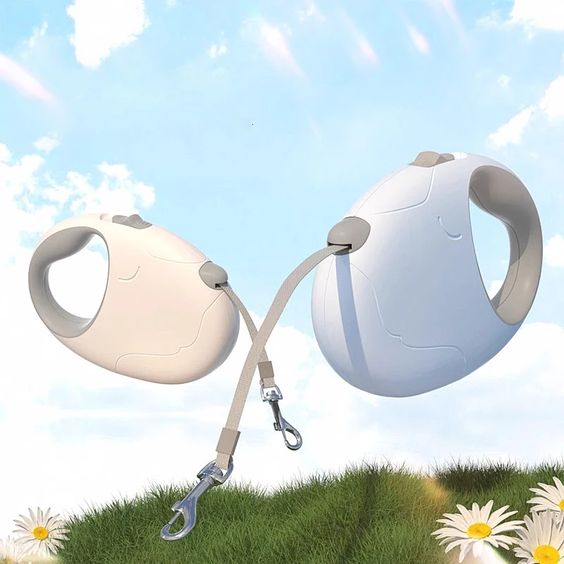 

Portable 3m/5m Etractable Dog Leash Non-tangling Anti-slip Handle Training Walking Safety Pet Leash Teddy Chihuahua Accessories