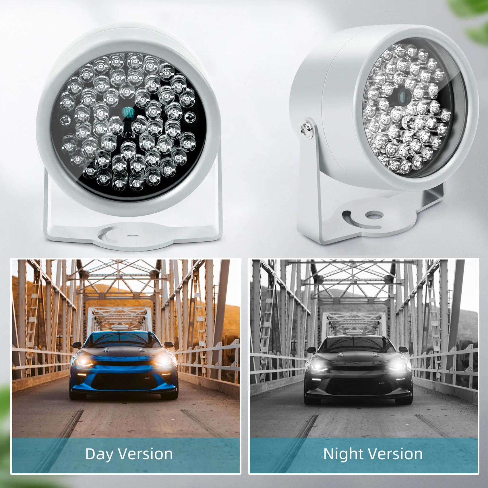 

【FAST-SALE】48 LED IR Infrared Night Vision Security Camera CCTV Camera DC12V Silver