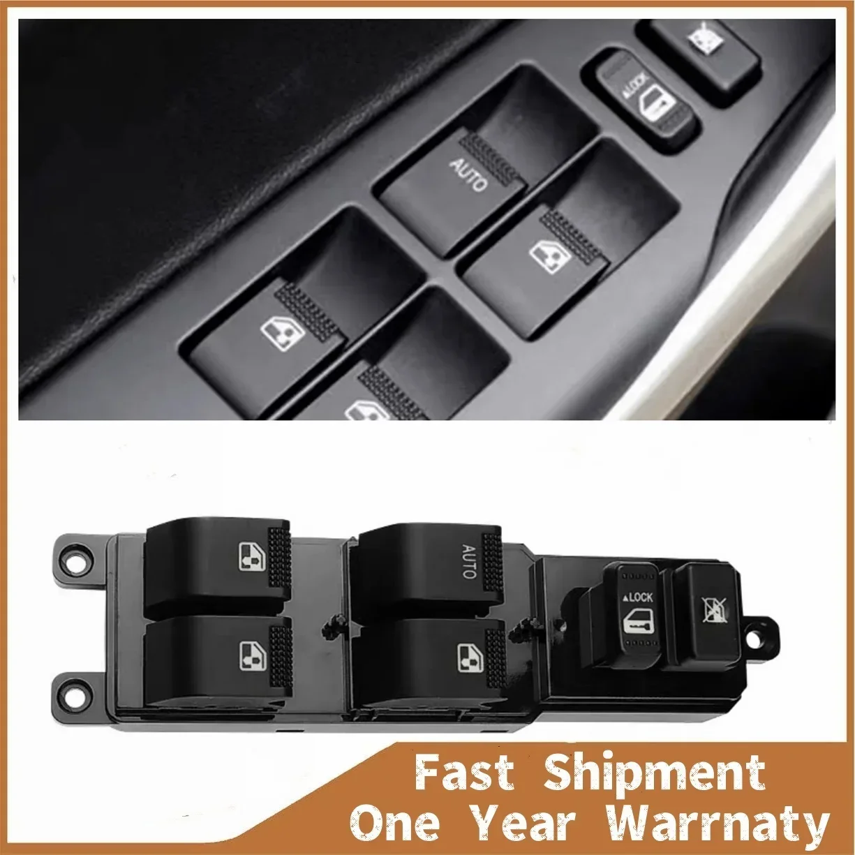 

Window Glass Front Left Master Lifter Switch Control Button Fit For 2012 2013 2014 Changan CS35 ,3746500-W01,3746500W01