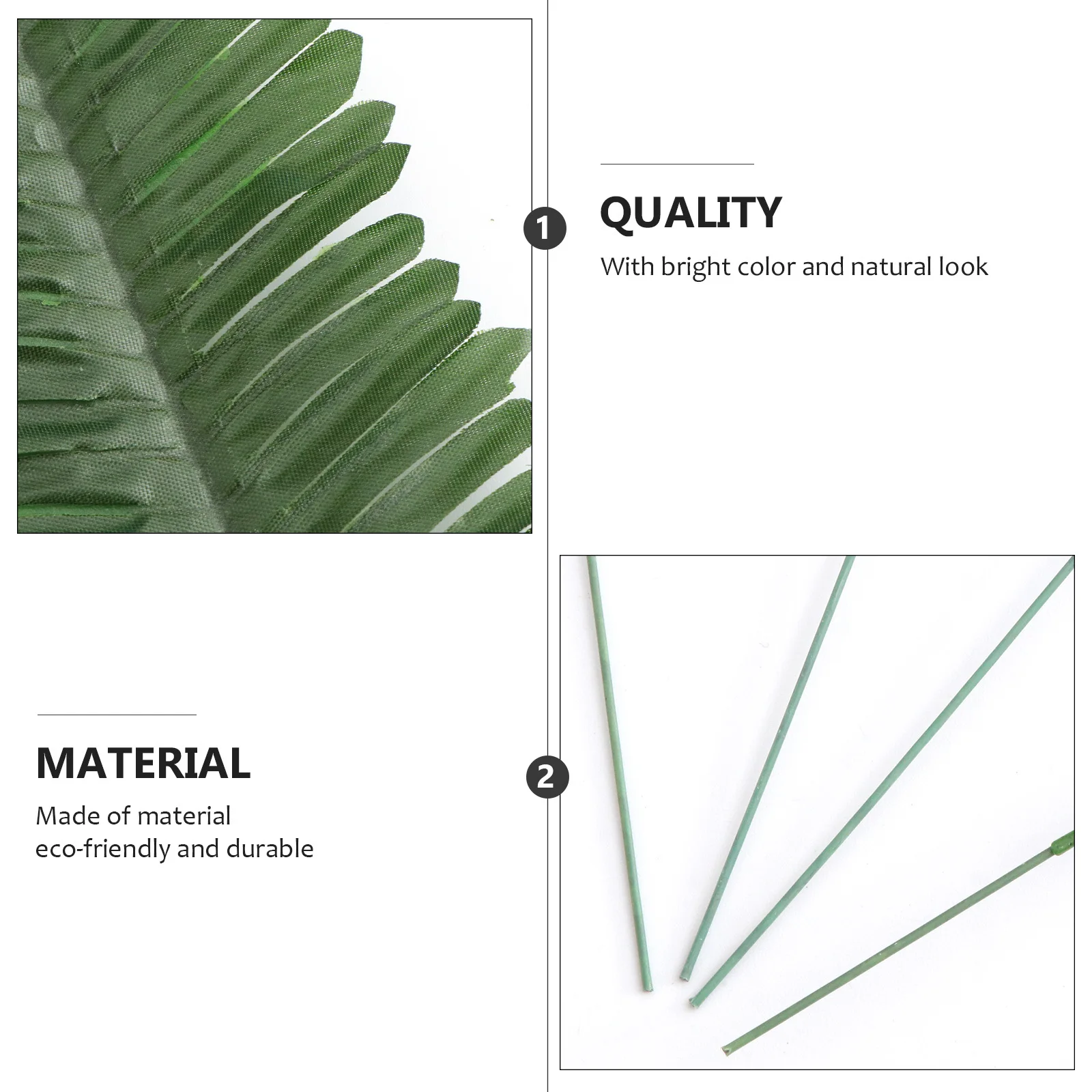 

60Pcs Beach Themed Party Decorations Lifelike Artificial Palm Leaves Greenery for Home Wall Garden Wedding Decoration Simulation