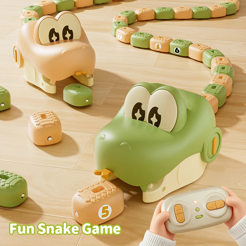 New Magnetic Remote-controlled Snake Toy Suitable For Two-player Combat Is An Ideal Choice For Children's Birthday Gifts