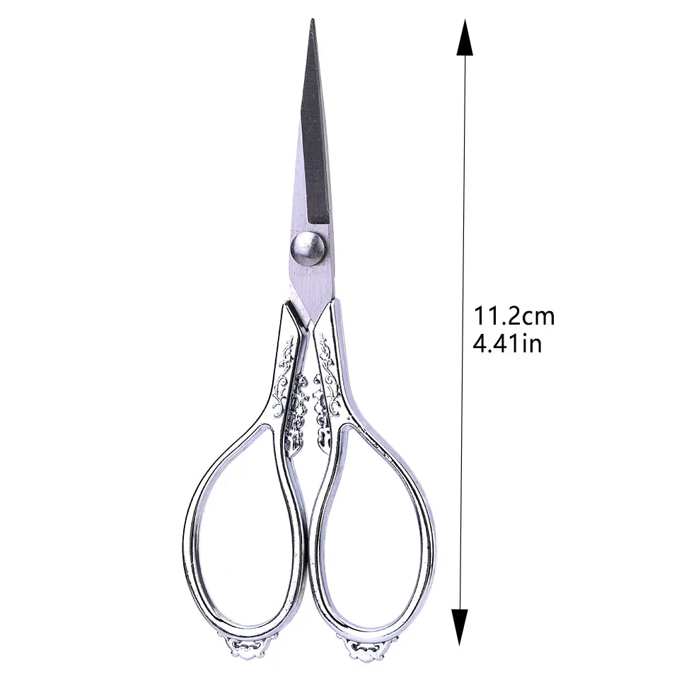 KRABALL Tailor Sewing Scissors Cross Stitch Needlework Vintage Scissor Thread Embroidery Scissor For Handcraft Household Shears