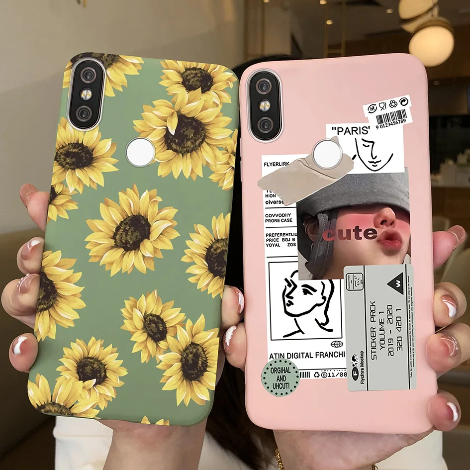 Casing For Xiaomi Mi A2 A 2 Lite A1 A 1 MiA2 MiA1 Cute Cartoon TPU Silicone Bumper Soft Back Cover for Xiomi Mi 5X 6X Phone Case