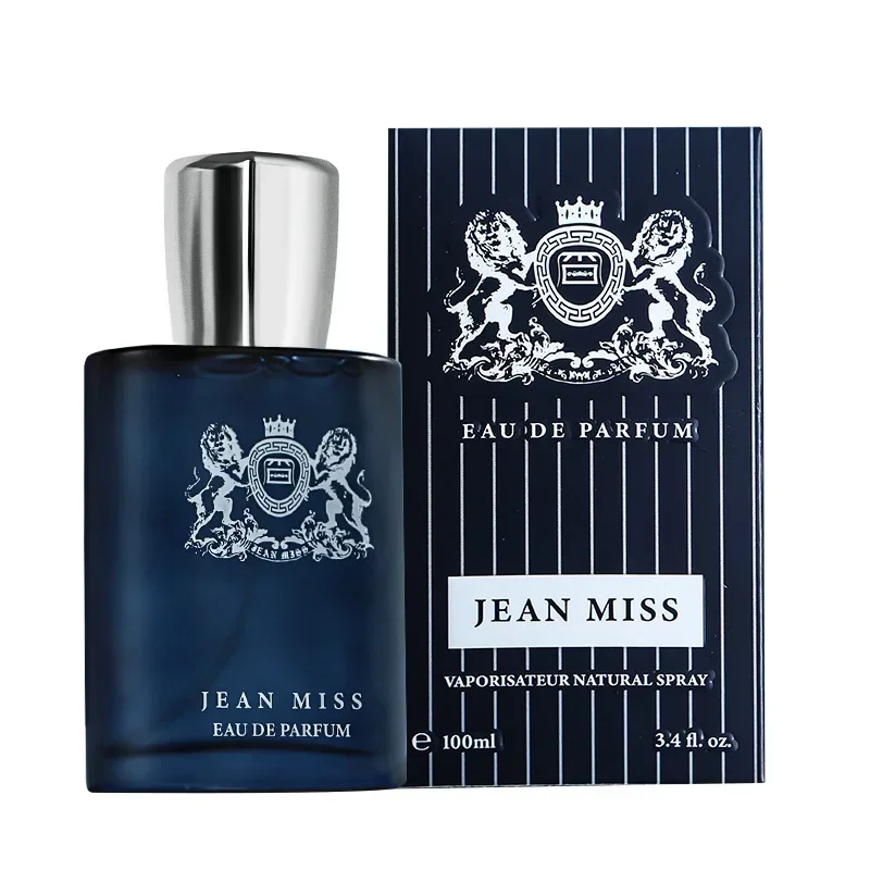 

100ML Perfume Men Long Lasting Fresh and Natural Gentleman Vanilla JEAN MISS Parfum Male Spray Bottle Cologne Fragrance Man