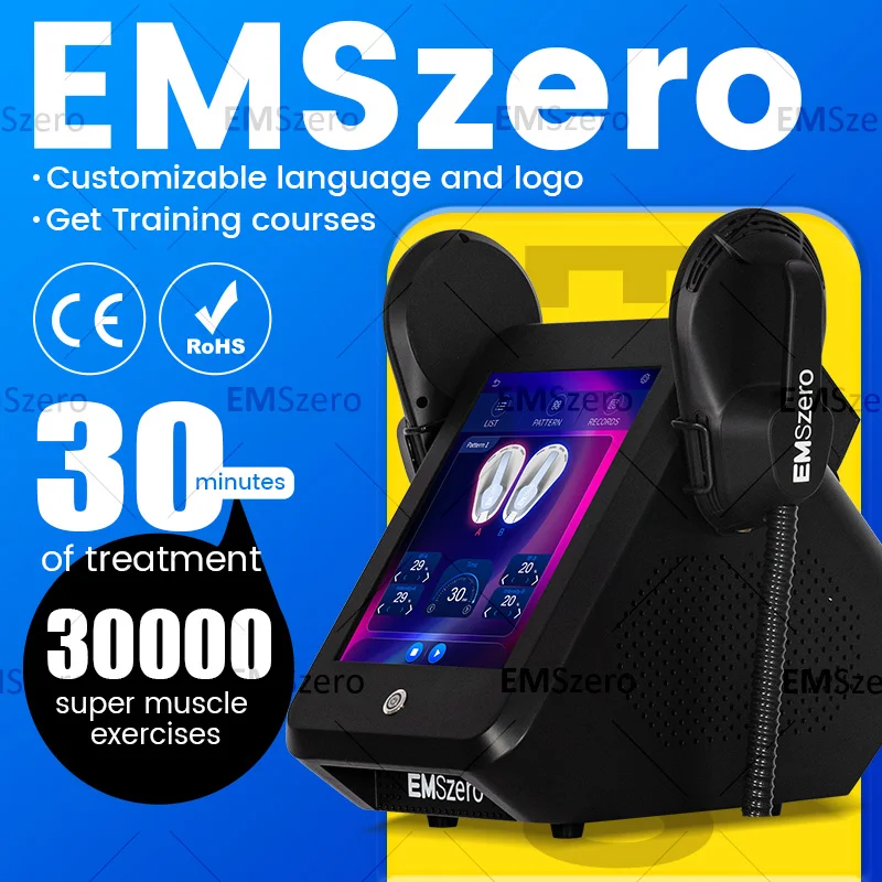 

2025 EMSZERO Newest 15 Tesla 200HZ Weight Loss And EMS Muscle Building Electromagnetic Body Sculpting HI-EMT Slimming Machine