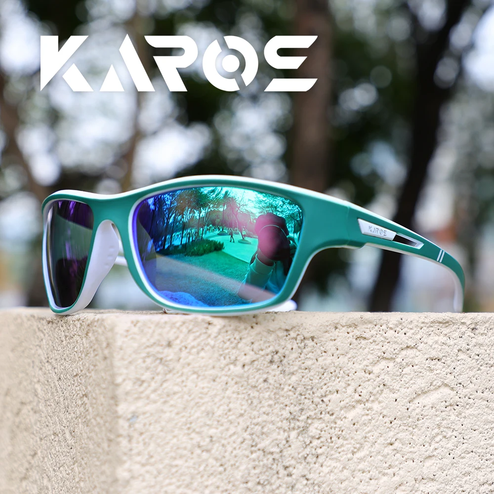 

KAROS Fashion Pattern Frame Sport Sunglasses Men Women Driving Fishing Cycling Mountaineering Sports Man UV400 SunGlasses