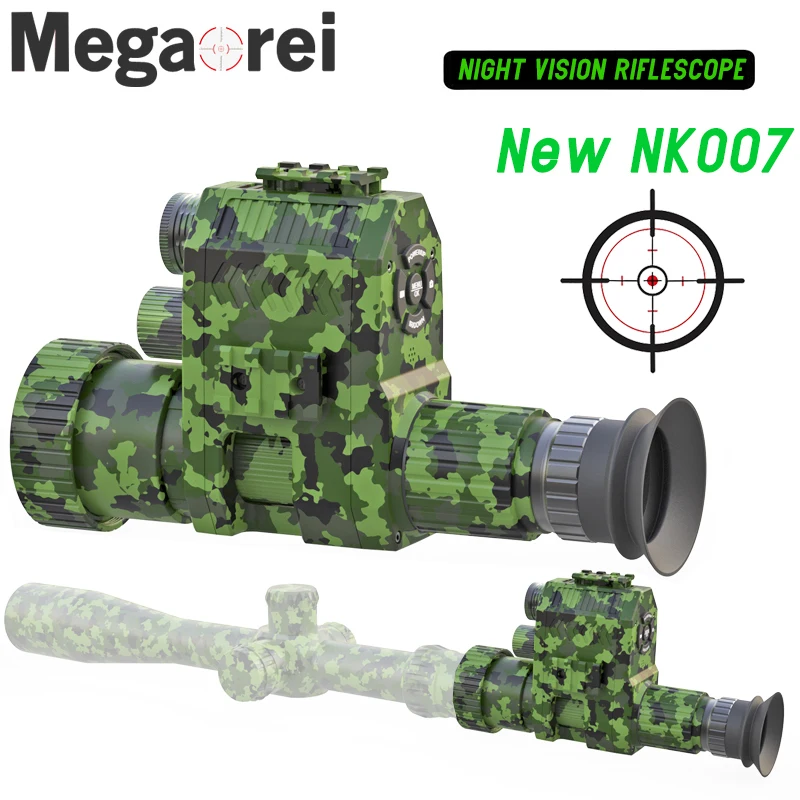 

Megaorei 2023 New NK007 Series HD1080P Night Vision Infrared Telescope Night Vision Scope 400M At Total Darkness