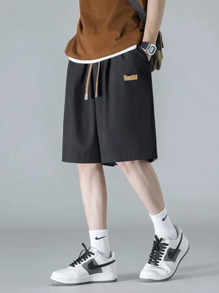 

American Sle Loose Fit Men's orts Summer Ice Silk Breathable Casual Pants New Versatile Qui Dry Sports Pants