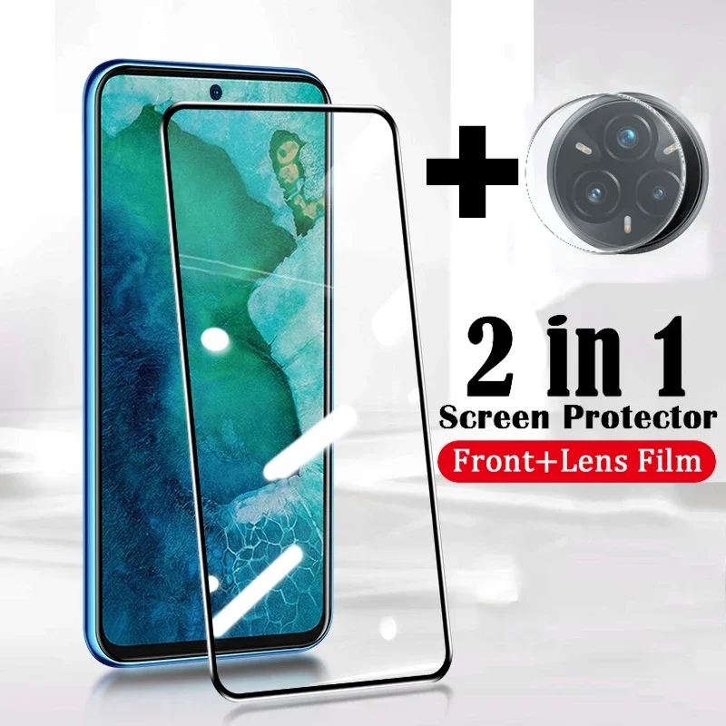 

For Realme 14 Pro Plus 5G C75 Screen Film Tempered Glass 2 in 1 Protector Film For Realme 14X C75 14 Pro Plus Lens Glass Film