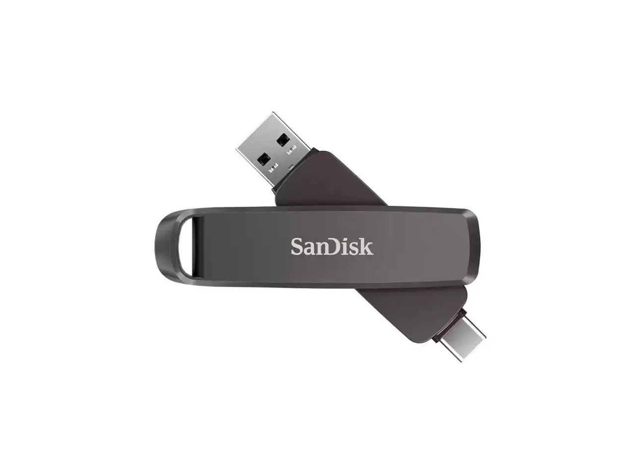 SANDISK 256GB Extreme PRO Dual Drive - Up to 1,000MB/s, USB Type-C, and USB Type-A, High-Performance Flash Drive - SDDDE1-256G-G46
