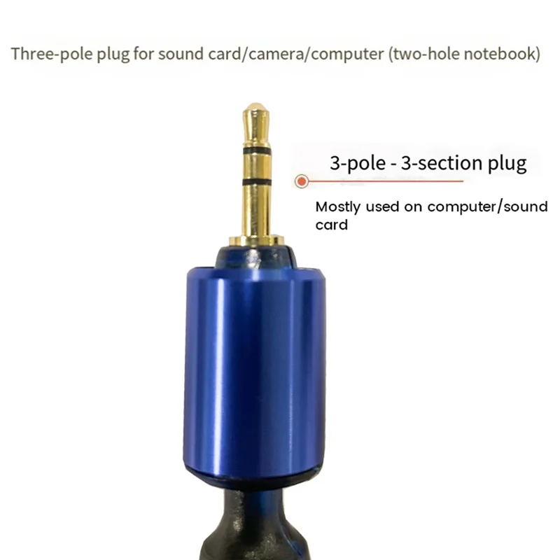 Video Recording Microphone Mini Condenser Record Interview Vlog Mic For SLR Camera