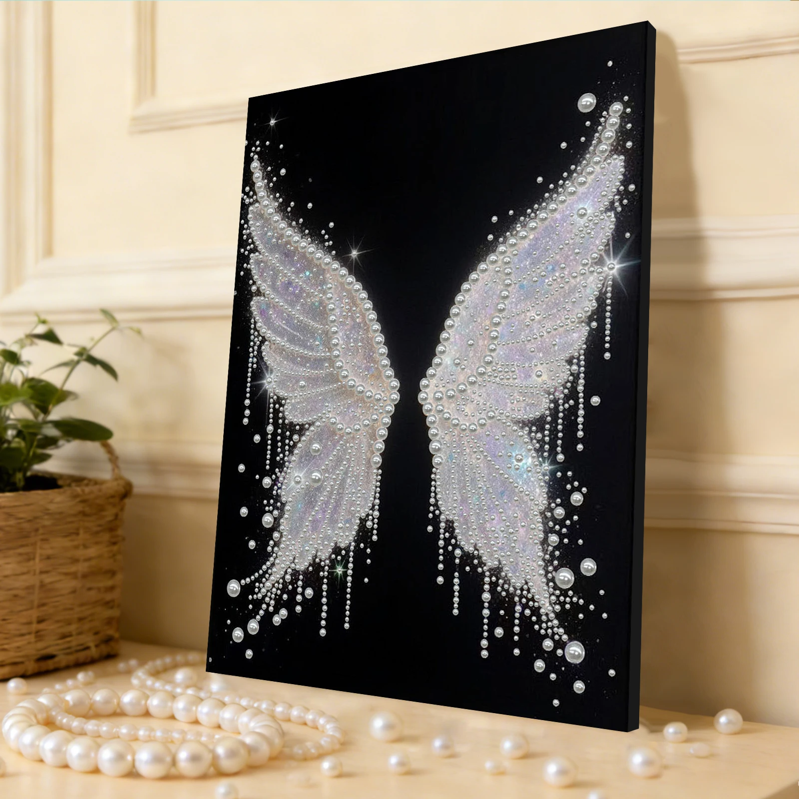 

DIY Pearl Gem Art Diamond Painting Kits for Adults Home Decor Diamond Painting Gem Art With Frame 30x40cm