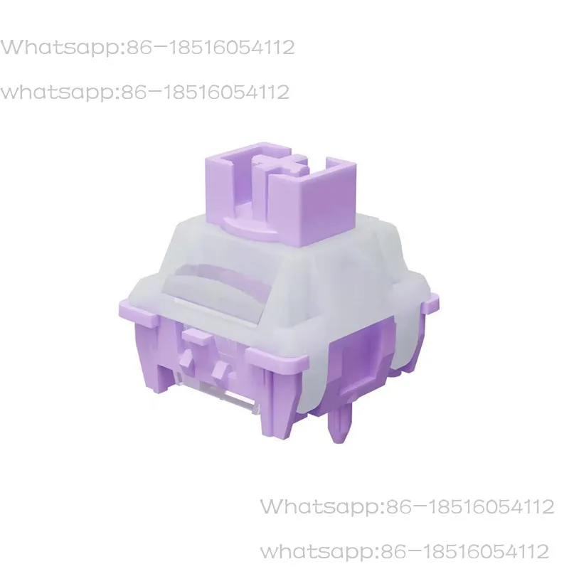 Magnetic Orchid Full POM Switch, Dual-rail Structure, Rapid Trigger HE, Hall Sensor Effect for Magnetic Keyboard Gaming