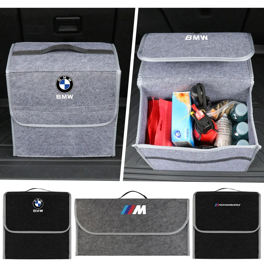 Car Trunk Folding Organizer Storage Box Sundries Stowing Tidying For BMW E36 E39 E46 E60 E90 E90 F10 F30 G01 G20 G30 F15 X5 X3