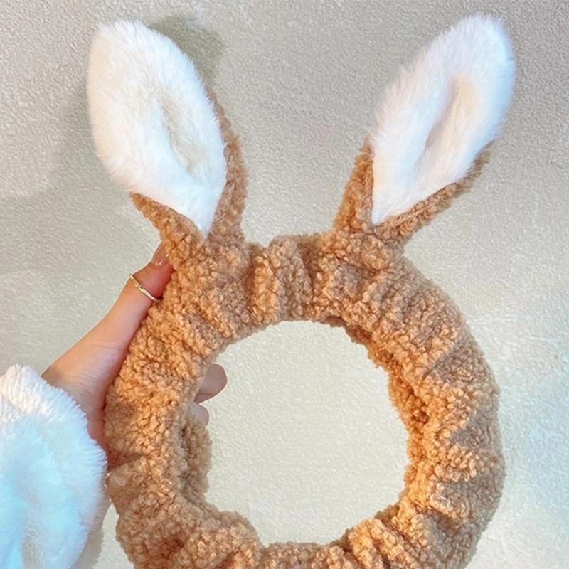 Q5WE SPA for Facial Headbands Women Makeup and Washing Face Terry Headband Elastic Hairband for Women Girls Skincare for Head