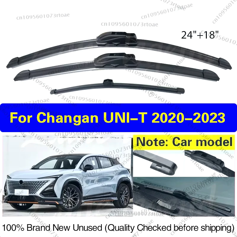 

3pcs For Changan UNI-T UNI T 2020 2021 2022 2023 Car Front Rear Wiper Blades Windscreen Windshield Clean Window Car Accessories