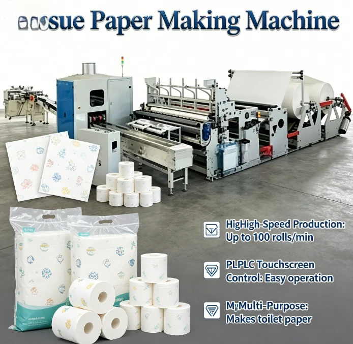 Customized High Speed Toilet Tissue Paper Rewinding Machine Automatic Toilet Roll Machine Toilet Tissue Paper Making Machine Pri