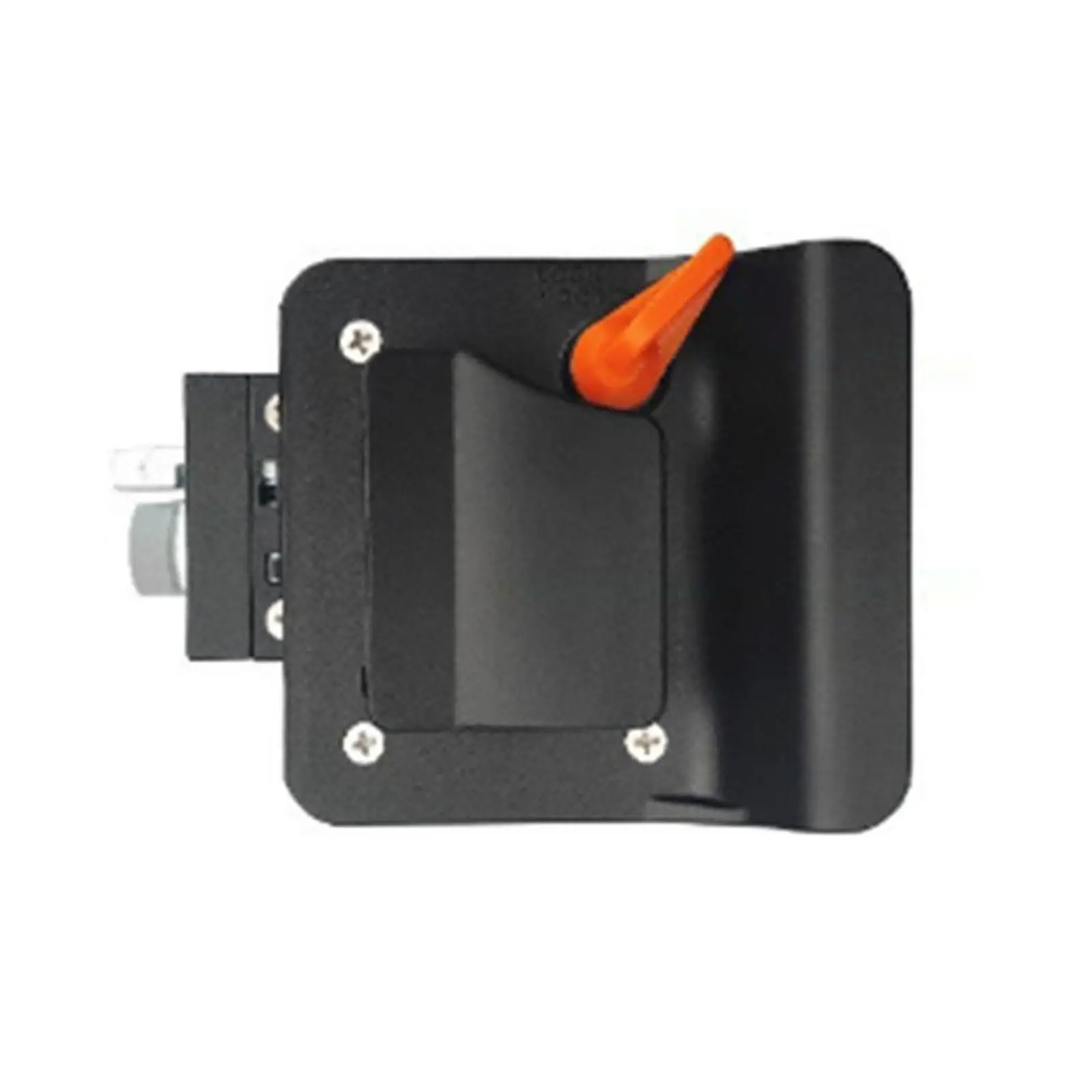 RV Paddle Door Latch Black Plastic Entry Door Handle Lock Security Knob for Camper Trailer Home