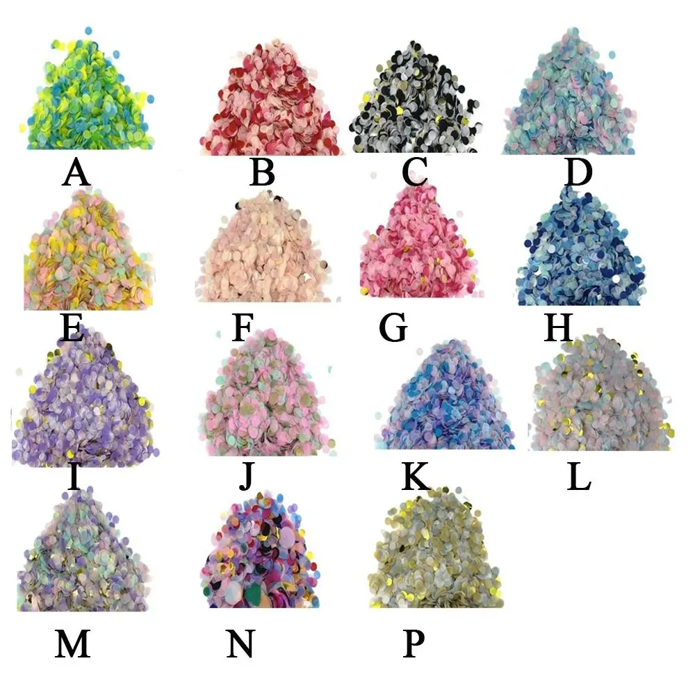 

1Pcs Round Push Up Bridal Shower Exploding Anniversary Party Supplies For Wedding Confetti Popper Confetti Decorations