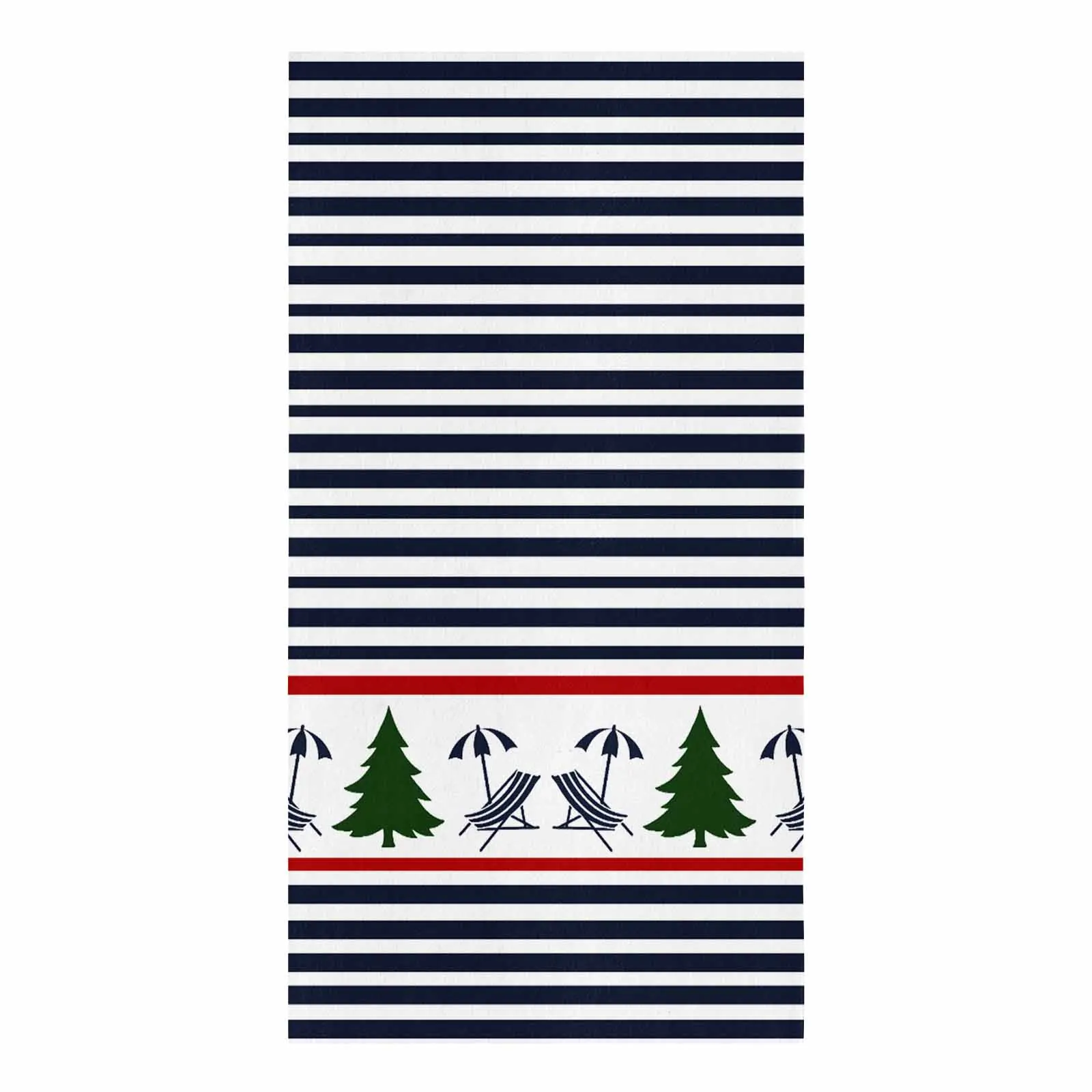 Line Christmas Tree Lounge Chair  Microfiber Towel Absorbent Kitchen Cleaning Cloth Dish Towel Household Cleaning Towel