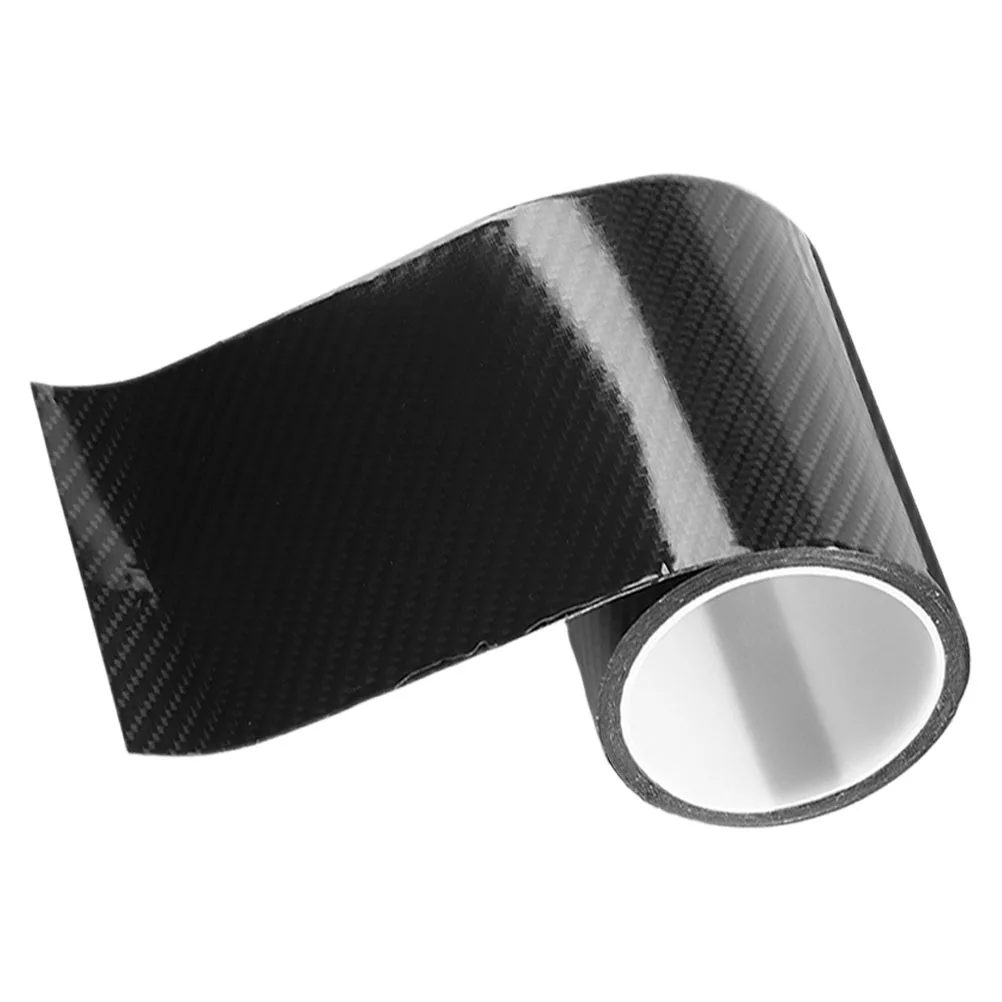

Anti Collision Fiber Car Door Sill Protector Carbon Fiber Tape Car Door Edge Protector 5D PVC Scratch Resistant Sill Strips