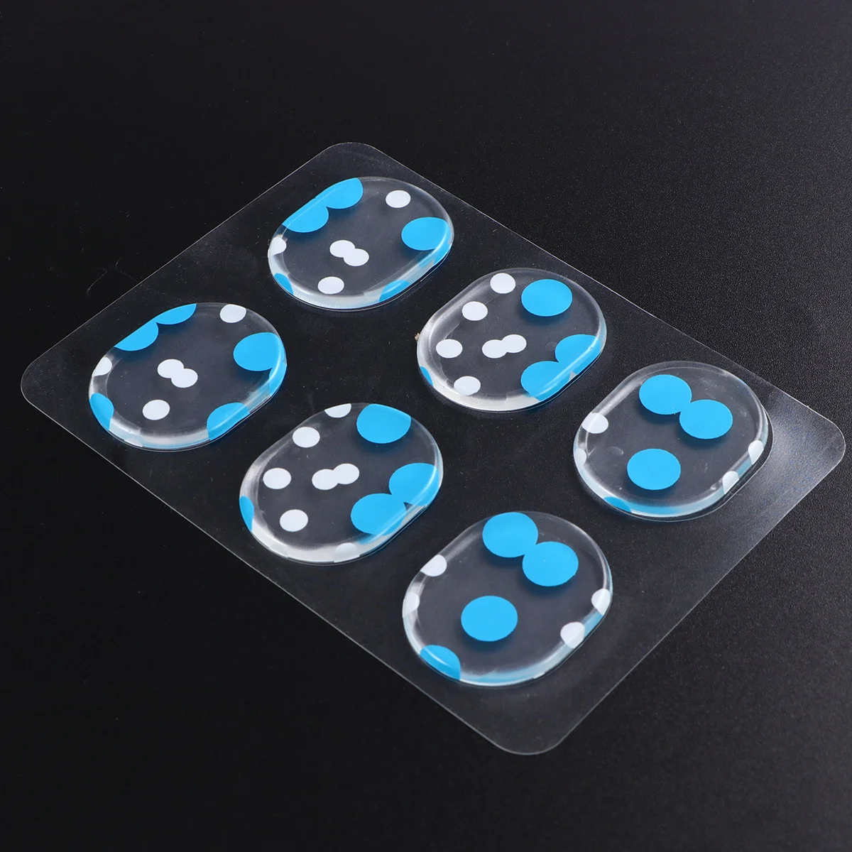 

6Pcs Drum Snare Mute Mat Silicone Self-Adhesive Gel Pads Drum Dampers for Sound Damping Noise Control Damper Silicone Pad