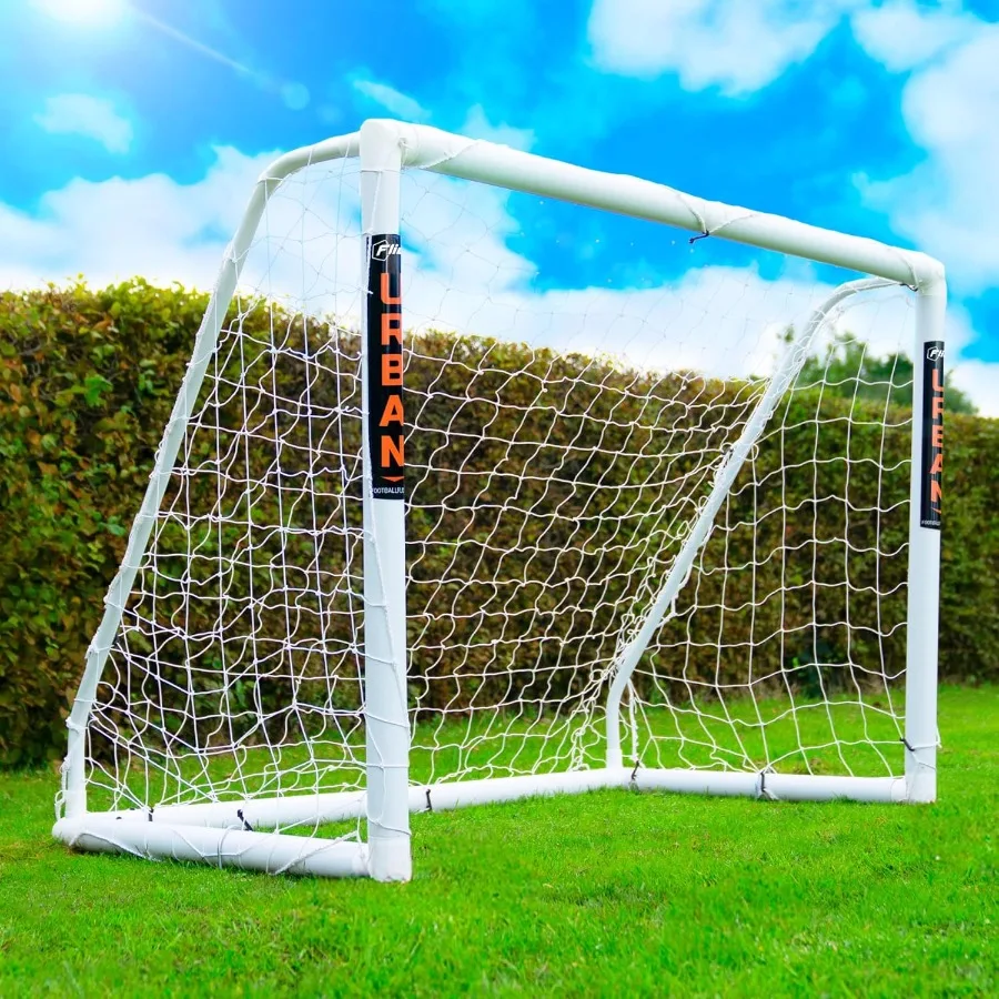 

Match Grade Soccer Goal All Weather Ultra Thick 6 x 4ft Easy Assembly Backyards or Clubs
