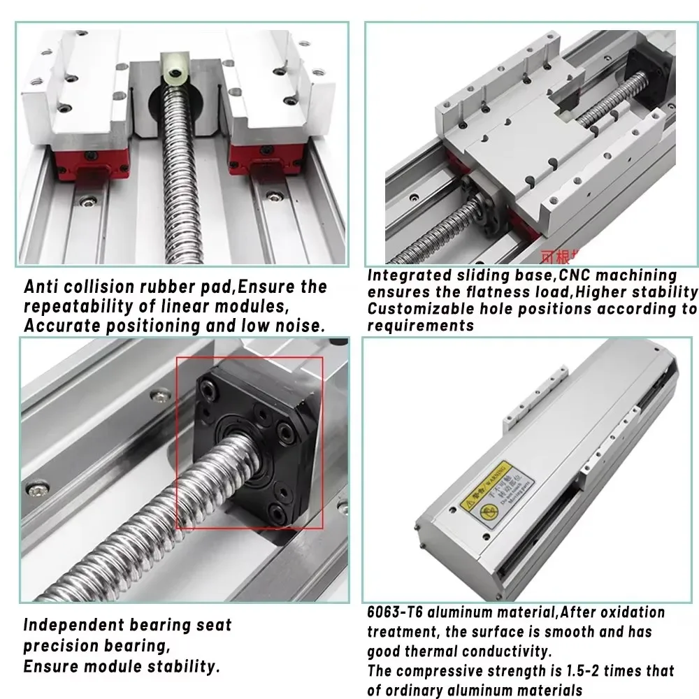 135MM width Heavy Semi-Enclosed Module Sliding Table 15MM Guide 4Pcs HGH15CA Sliders Workbench Linear Module Replace TOYO