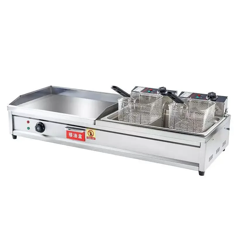 

Electric grilling furnace frying machine, commercial automatic temperature control teppanyaki