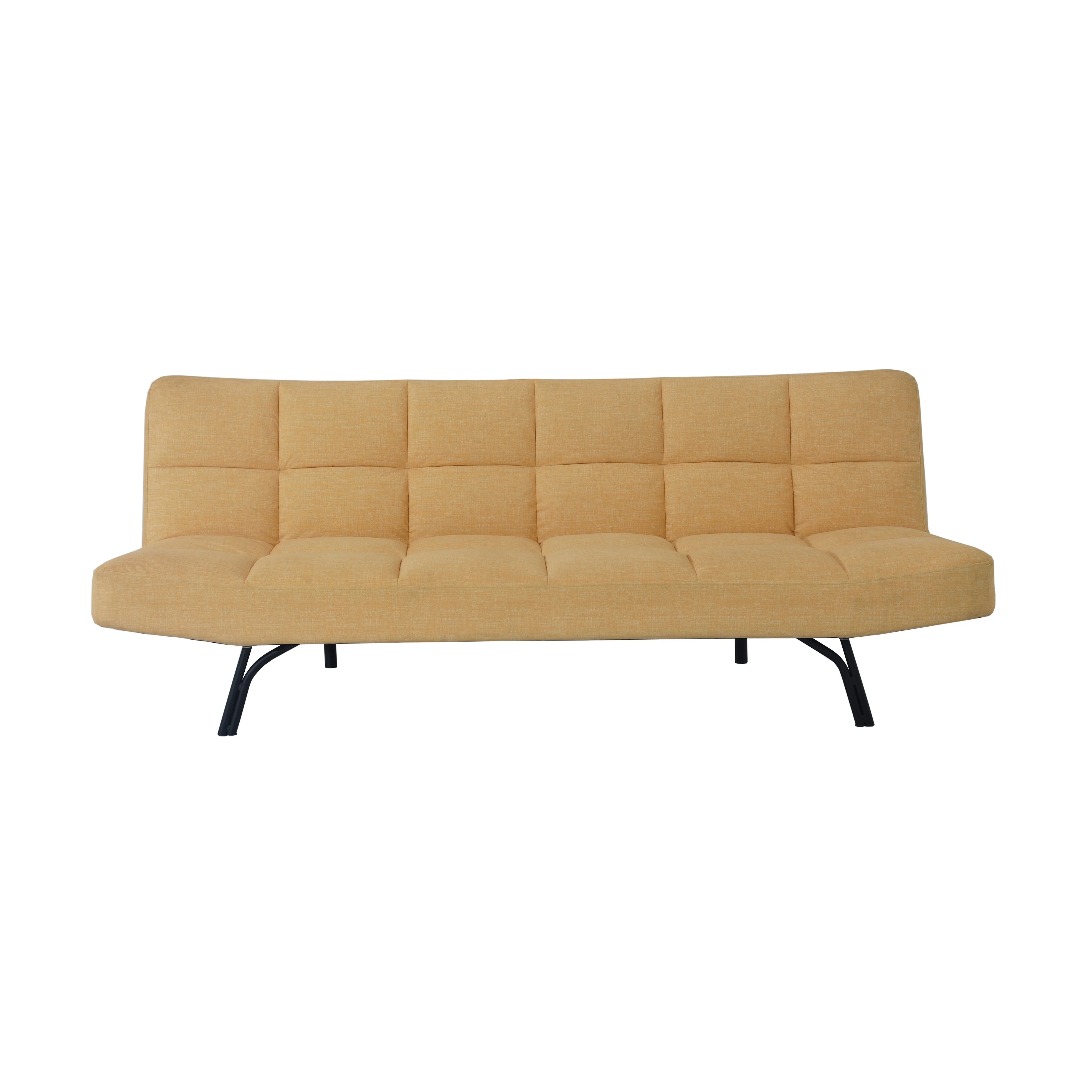 

Nisco Living Room Furniture Tufted Futon Sofa Bed with Polyester Cover, Multiple Colors