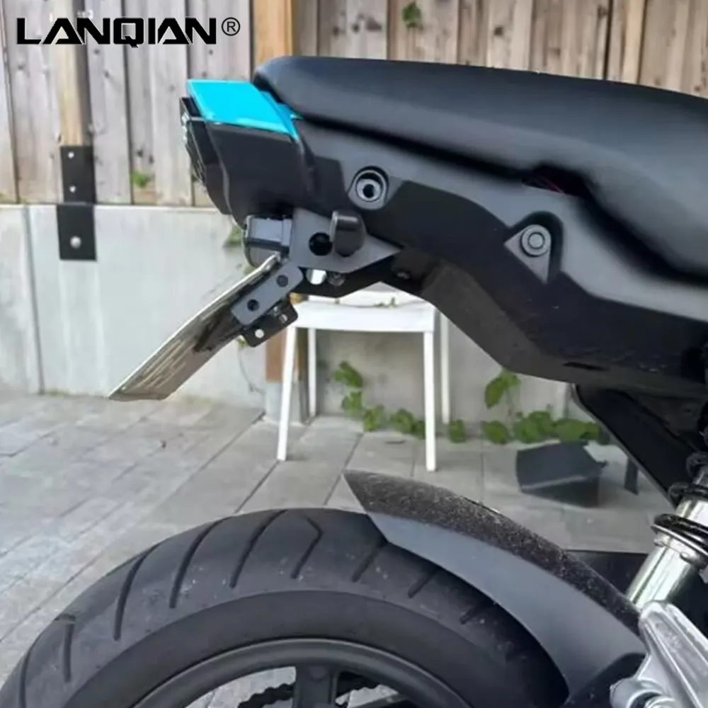 FIT For Honda MSX 125 MSX125 GROM125 2022-2023-2024-2025-2026 License Plate Holder Bracket Rear Tail Tidy Fender Eliminator Kit