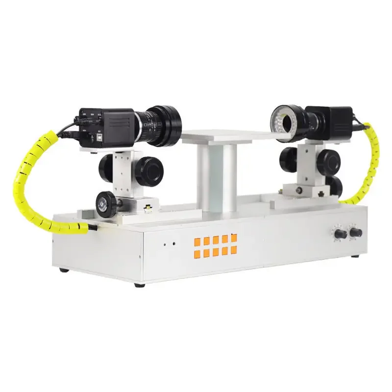 Double lens horizontal microscope Double lens flatness PIN angle detector with crosshairs 200 times magnification