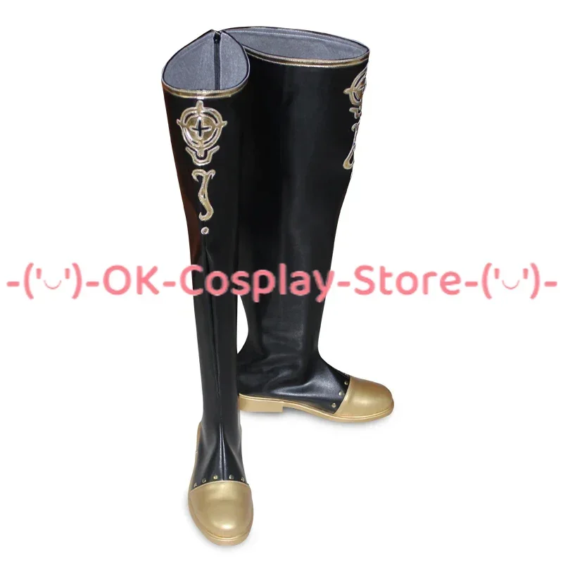 Lovelive Nijigasaki High School Zhong Lanzhu Cosplay Shoes Halloween Carnival Boots PU Leather Shoes Cosplay Props Custom Made