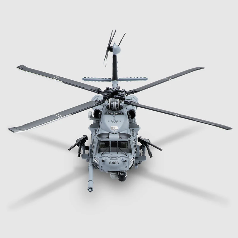 1:100 Scale Diecast Alloy HH-60G 6466 Pave Hawk Helicopter Model Classics Nostalgia Toys Gift Souvenir Collection Static Display