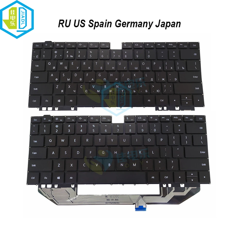 RU US JA GR SP オリジナル新キーボード Huawei 社 MateBook X プロ