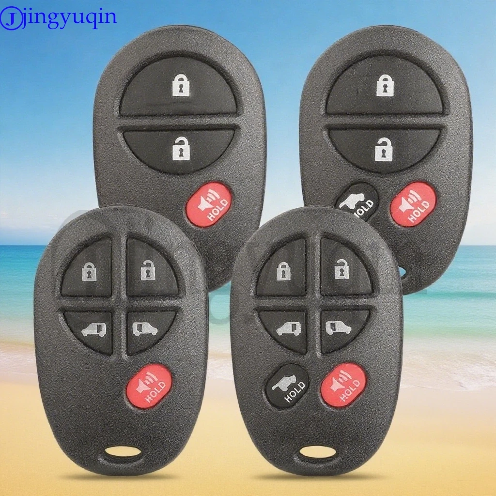 

Jingyuqin пульт дистанционного управления брелок для TOYOTA Sequoia Highlander Sienna Tacoma Tundra 3/4/5/6 кнопок