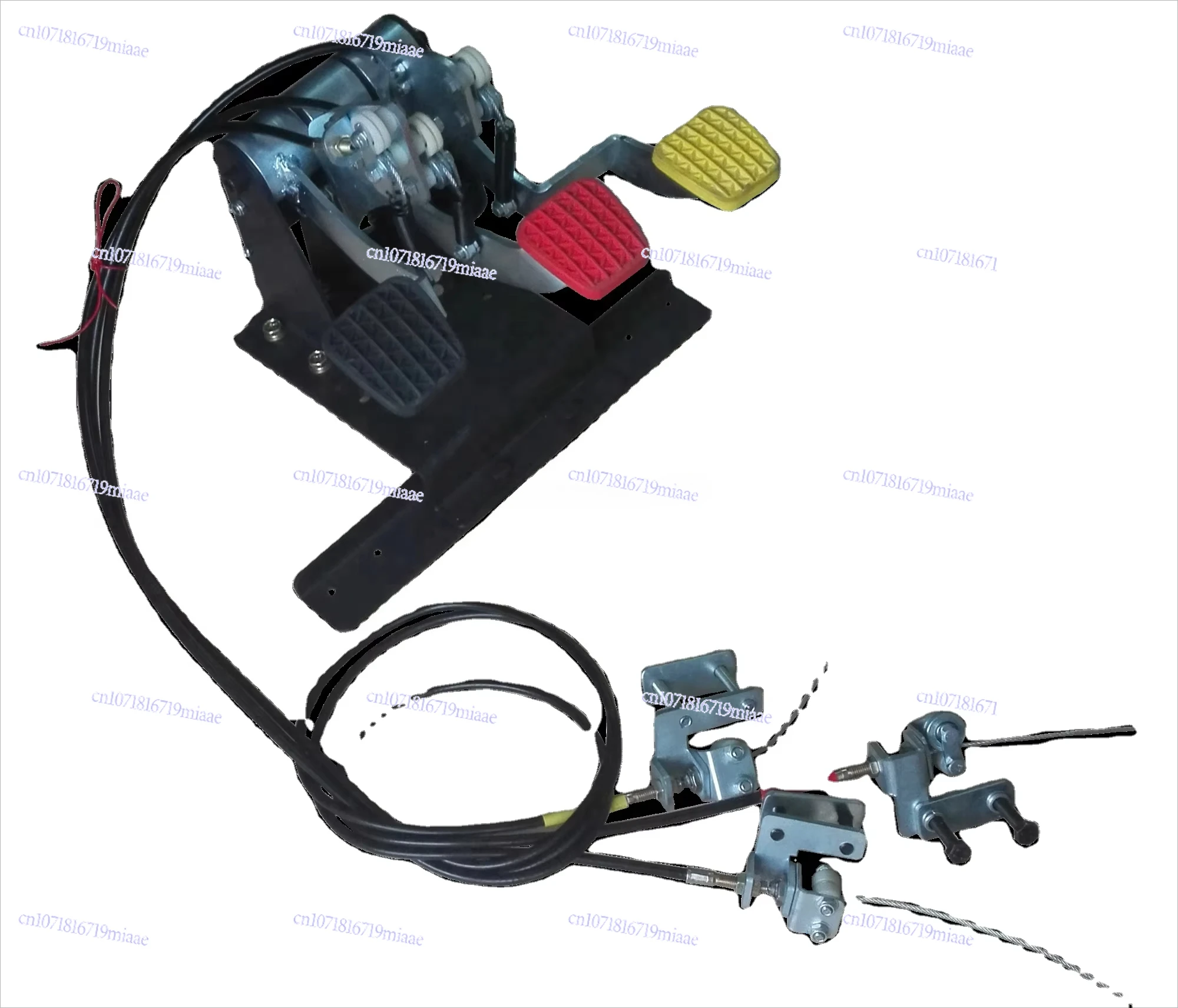 

Universal brake and clutch gas accelerator dual control kit