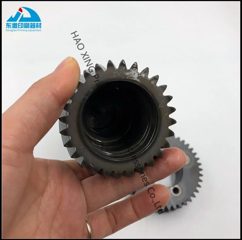 Запчасти для печатного оборудования, шестерня для Mitsubishi D3000 V3000, аксессуары для офсетной печати, 28 зубьев, шестерня/41 зубьев, червяк и шестерня