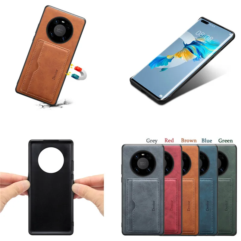 Custodia per cellulare in pelle retrò di lusso alla moda per Honor Magic6 Pro Honor 100 pro Cover per Cover posteriore per Slot per schede Honor