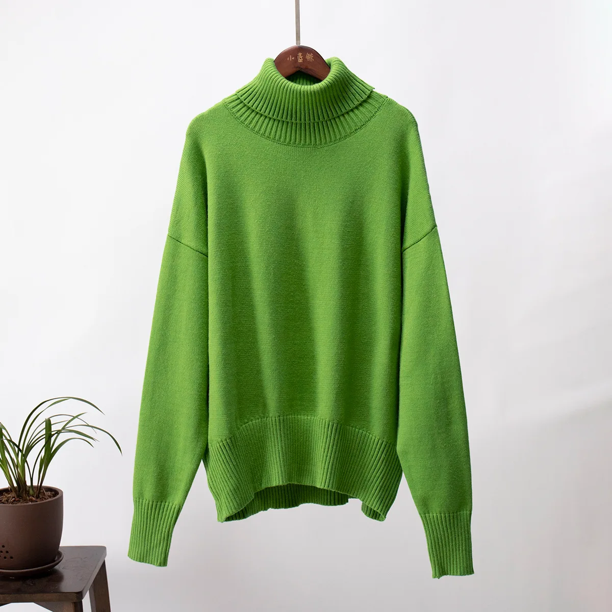 Fall and Winter Loose Knitwear Turtleneck Womens Sweaters Women Knitted Pullover New Sweaters for Women Tops Fashion Women Top