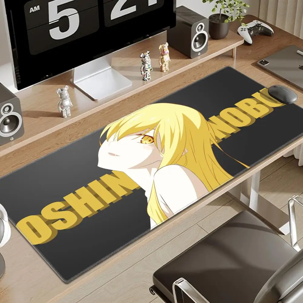 AAA Dnime Shinobu Oshino Monogatari Series Mousepad Large Gaming Mouse Pad LockEdge Thickened Computer Keyboard Table Desk Mat