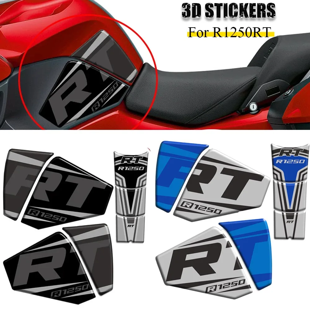 

Tank Pad Stickers Trunk Luggage Case Emblem Decal Protector Fairing Fender R1250 For BMW R1250RT R 1250 RT