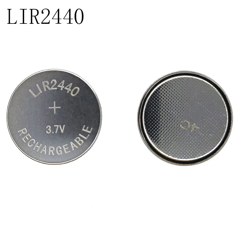 1PCS/LOT LIR2440 rechargeable Battery 3.6V rechargeable button battery for smart wearable device