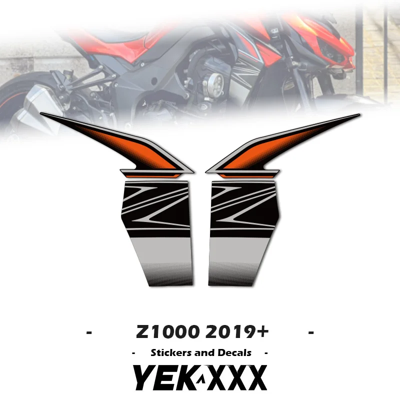 Motorcycle Fairing Shell Sticker Decal Custom Color Z1000 19 20 21 22 23 24 for Kawasaki Z1000 Ninja1000 2019-2024+ New