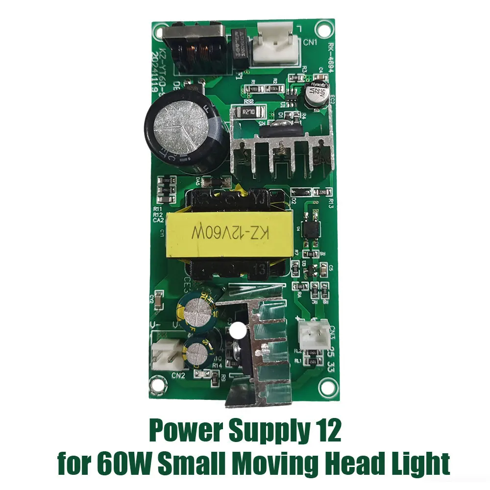 Power Supply for 60W LED Moving Head Stage Lighting 65W Mini Beam Moving Head Pattern Light LED Butterfly Light 12V 24A