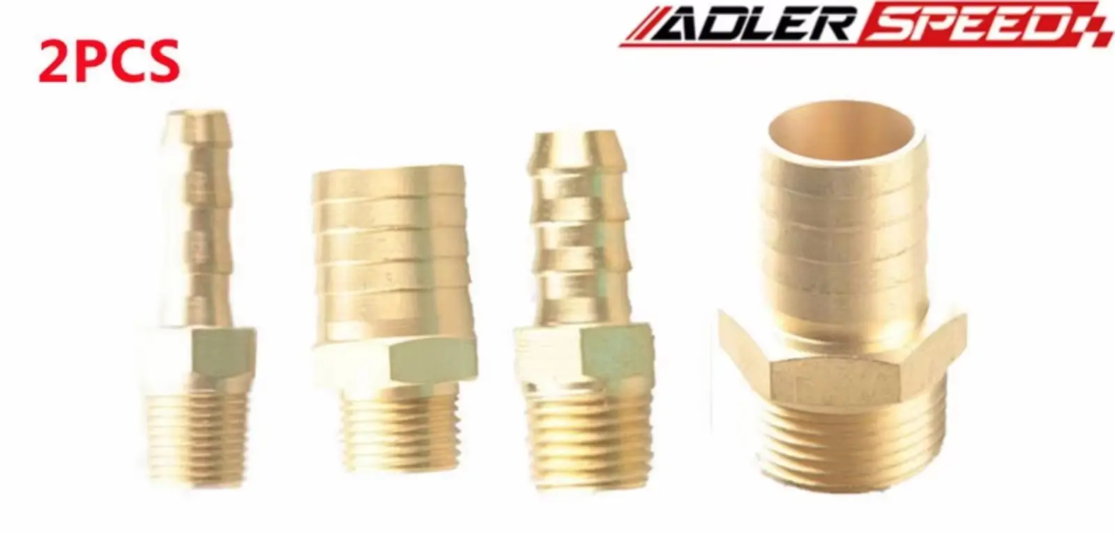 Brass Pipe Fitting 4mm 6mm 8mm 10mm 12mm 19mmHose Barb Tail 1/8