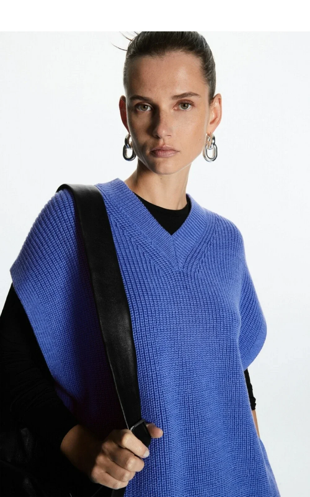 XIMIAN APPAREL 2026 YAZHIMEI spring new style of Ladies' casual style wool blend covered shoulder sleeve knitted vest