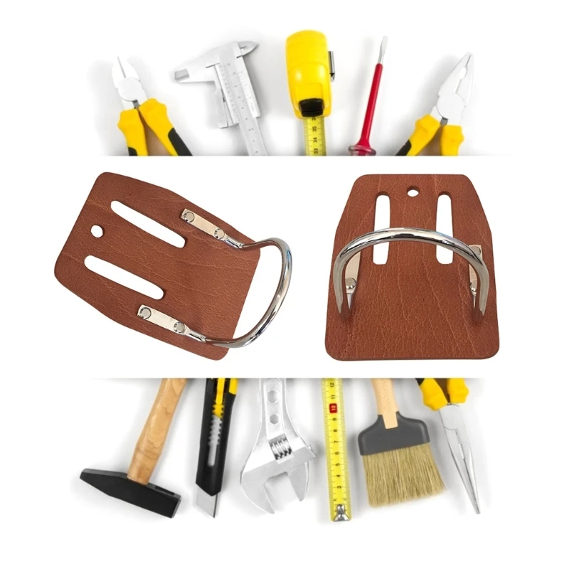 Home PU Leather Hammer Holder Hatchet  Handmade Bag Loop Tool Belt Tool Dropshipping