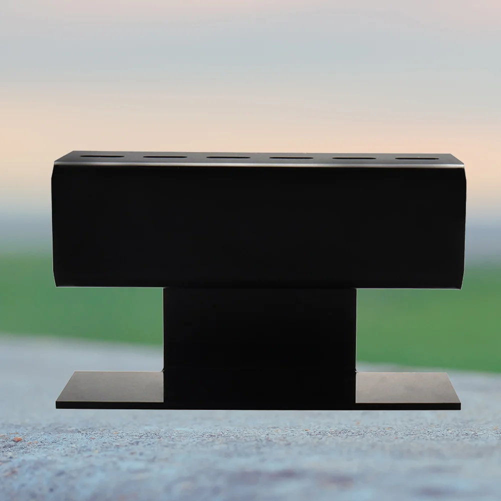 

6 Hole Tweezers Display Stand Storage Rack for Eyelash Grafting Tools Organizer Plastic Beauty Accessory Holder Space Saving