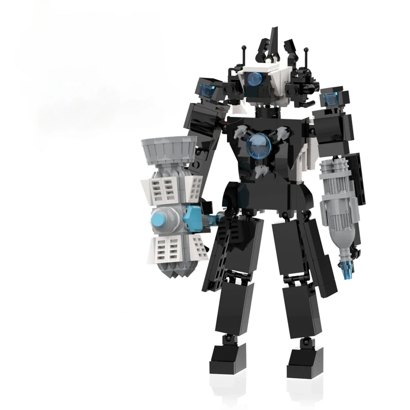 412 Pcs Skibidi Toilet action figures Upgraded Titan Camera Man Titan Speaker Man Figure Buildable Toys for Kids Birthdays Gifts